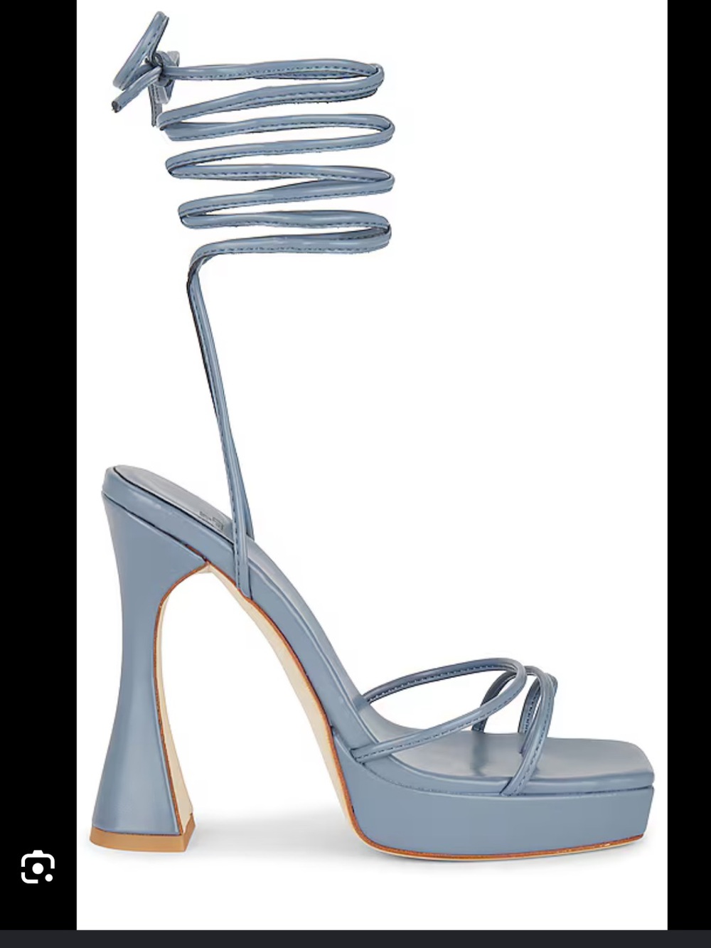 Jeffrey Campbell Primadonna Platform Sandal in Dusty Blue